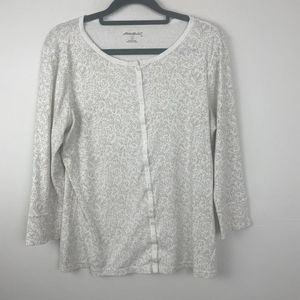 Eddie Bouer Blouse size L color Tan